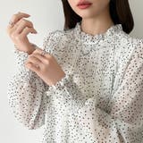 ふわっと軽やかプリーツシアーブラウス シフォンブラウス ブラウス | COCOMOMO | 詳細画像33 