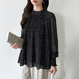 ふわっと軽やかプリーツシアーブラウス シフォンブラウス ブラウス | COCOMOMO | 詳細画像40 