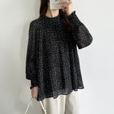 ふわっと軽やかプリーツシアーブラウス シフォンブラウス ブラウス | COCOMOMO | 詳細画像41 