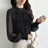 ふわっと軽やかプリーツシアーブラウス シフォンブラウス ブラウス | COCOMOMO | 詳細画像43 