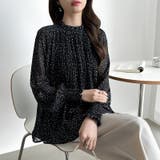 ふわっと軽やかプリーツシアーブラウス シフォンブラウス ブラウス | COCOMOMO | 詳細画像46 