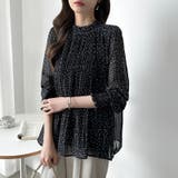 ふわっと軽やかプリーツシアーブラウス シフォンブラウス ブラウス | COCOMOMO | 詳細画像47 