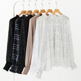 ふわっと軽やかプリーツシアーブラウス シフォンブラウス ブラウス | COCOMOMO | 詳細画像50 