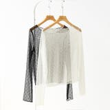 【大人が着たいハート柄】 ハート柄シアートップス クルーネック | COCOMOMO | 詳細画像19 