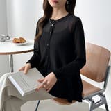 透け感でつくる、シアーペプラム シアーカーディガン ペプラムトップス | COCOMOMO | 詳細画像17