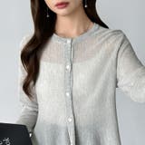 透け感でつくる、シアーペプラム シアーカーディガン ペプラムトップス | COCOMOMO | 詳細画像24