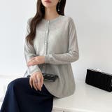 透け感でつくる、シアーペプラム シアーカーディガン ペプラムトップス | COCOMOMO | 詳細画像26