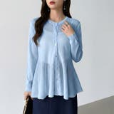 透け感でつくる、シアーペプラム シアーカーディガン ペプラムトップス | COCOMOMO | 詳細画像30