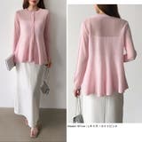 透け感でつくる、シアーペプラム シアーカーディガン ペプラムトップス | COCOMOMO | 詳細画像43 