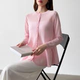 透け感でつくる、シアーペプラム シアーカーディガン ペプラムトップス | COCOMOMO | 詳細画像46 