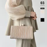 【プリーツ×大粒パールが映える】3wayパーティーバッグ クラッチバッグ パーテ… | COCOMOMO | 詳細画像1 