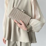 【プリーツ×大粒パールが映える】3wayパーティーバッグ クラッチバッグ パーテ… | COCOMOMO | 詳細画像12 