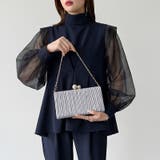 【プリーツ×大粒パールが映える】3wayパーティーバッグ クラッチバッグ パーテ… | COCOMOMO | 詳細画像19 