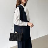 【プリーツ×大粒パールが映える】3wayパーティーバッグ クラッチバッグ パーテ… | COCOMOMO | 詳細画像3 