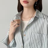 ちょうどいい抜け感。ダブルラインストライプシャツ ストライプシャツ シャツ | COCOMOMO | 詳細画像14