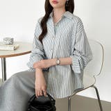 ちょうどいい抜け感。ダブルラインストライプシャツ ストライプシャツ シャツ | COCOMOMO | 詳細画像15