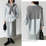 ちょうどいい抜け感。ダブルラインストライプシャツ ストライプシャツ シャツ | COCOMOMO | 詳細画像16