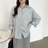 ちょうどいい抜け感。ダブルラインストライプシャツ ストライプシャツ シャツ | COCOMOMO | 詳細画像17