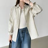 ちょうどいい抜け感。ダブルラインストライプシャツ ストライプシャツ シャツ | COCOMOMO | 詳細画像2