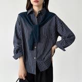 ちょうどいい抜け感。ダブルラインストライプシャツ ストライプシャツ シャツ | COCOMOMO | 詳細画像22