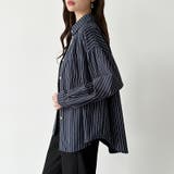 ちょうどいい抜け感。ダブルラインストライプシャツ ストライプシャツ シャツ | COCOMOMO | 詳細画像23