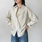 ちょうどいい抜け感。ダブルラインストライプシャツ ストライプシャツ シャツ | COCOMOMO | 詳細画像3