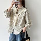 ちょうどいい抜け感。ダブルラインストライプシャツ ストライプシャツ シャツ | COCOMOMO | 詳細画像6