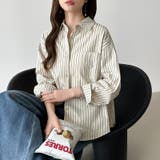 ちょうどいい抜け感。ダブルラインストライプシャツ ストライプシャツ シャツ | COCOMOMO | 詳細画像8