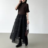 華やかさを味方にするティアードチュールスカート チュールスカート スカート | COCOMOMO | 詳細画像32