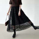 華やかさを味方にするティアードチュールスカート チュールスカート スカート | COCOMOMO | 詳細画像33