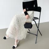 華やかさを味方にするティアードチュールスカート チュールスカート スカート | COCOMOMO | 詳細画像6