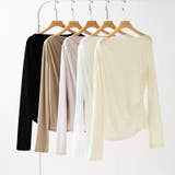 アシメギャザーオフショルトップス オフショルダー ワンショルダー | COCOMOMO | 詳細画像20