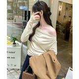 アシメギャザーオフショルトップス オフショルダー ワンショルダー | COCOMOMO | 詳細画像5