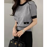 【オンオフ対応】配色サマーニットアンサンブル アンサンブル ニットカーディガン | COCOMOMO | 詳細画像11