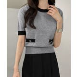 【オンオフ対応】配色サマーニットアンサンブル アンサンブル ニットカーディガン | COCOMOMO | 詳細画像12