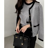 【オンオフ対応】配色サマーニットアンサンブル アンサンブル ニットカーディガン | COCOMOMO | 詳細画像3