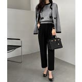 【オンオフ対応】配色サマーニットアンサンブル アンサンブル ニットカーディガン | COCOMOMO | 詳細画像7