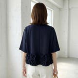 [どこから見ても大人可愛い]フリルドッキングトップス 裾フリル tシャツ | COCOMOMO | 詳細画像54 