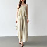 [一枚で旬顔レイヤード]ペプラムキャミセットアップ キャミソール セットアップ | COCOMOMO | 詳細画像13 