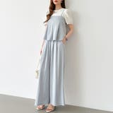 [一枚で旬顔レイヤード]ペプラムキャミセットアップ キャミソール セットアップ | COCOMOMO | 詳細画像24 