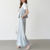 [一枚で旬顔レイヤード]ペプラムキャミセットアップ キャミソール セットアップ | COCOMOMO | 詳細画像27 