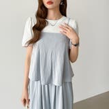 [一枚で旬顔レイヤード]ペプラムキャミセットアップ キャミソール セットアップ | COCOMOMO | 詳細画像28 