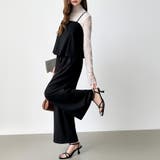 [一枚で旬顔レイヤード]ペプラムキャミセットアップ キャミソール セットアップ | COCOMOMO | 詳細画像33 