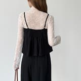 [一枚で旬顔レイヤード]ペプラムキャミセットアップ キャミソール セットアップ | COCOMOMO | 詳細画像36 