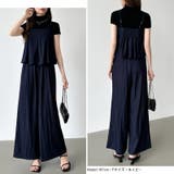 [一枚で旬顔レイヤード]ペプラムキャミセットアップ キャミソール セットアップ | COCOMOMO | 詳細画像4 