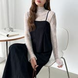 [一枚で旬顔レイヤード]ペプラムキャミセットアップ キャミソール セットアップ | COCOMOMO | 詳細画像40 