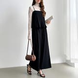 [一枚で旬顔レイヤード]ペプラムキャミセットアップ キャミソール セットアップ | COCOMOMO | 詳細画像42 