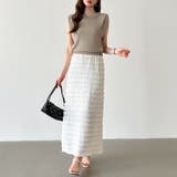 フクレジャガード ナロースカート シャーリングスカート | COCOMOMO | 詳細画像7