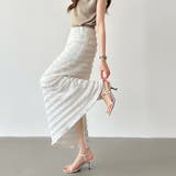 フクレジャガード ナロースカート シャーリングスカート | COCOMOMO | 詳細画像9