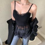 【レイヤードで即こなれ】レースキャミソール レイヤード 裾レース | COCOMOMO | 詳細画像4 